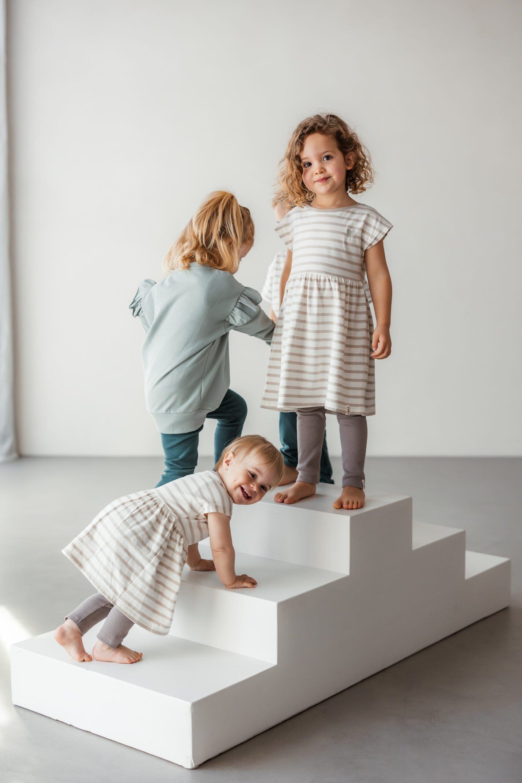 Jersey-Kleid "Lina" sand – Bild 6