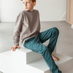 Sweat-Pants "Milo" dark green – Bild 3