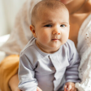 Sweat Strampler "Lou" lavender